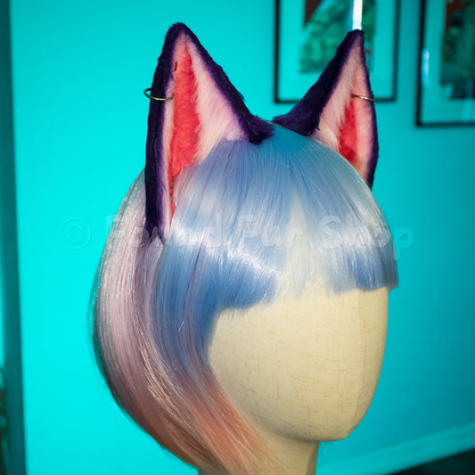 "Josie" - Purple and Pink Cat Ears