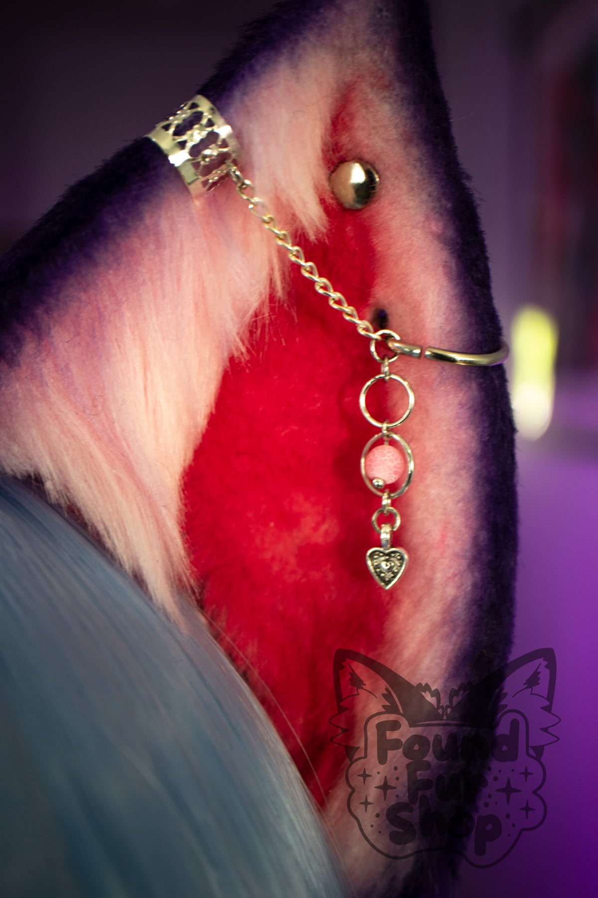 "Rae" - Purple and Pink Cat Ears