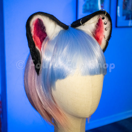 "Shae" - Brown and Pink Bear Ears