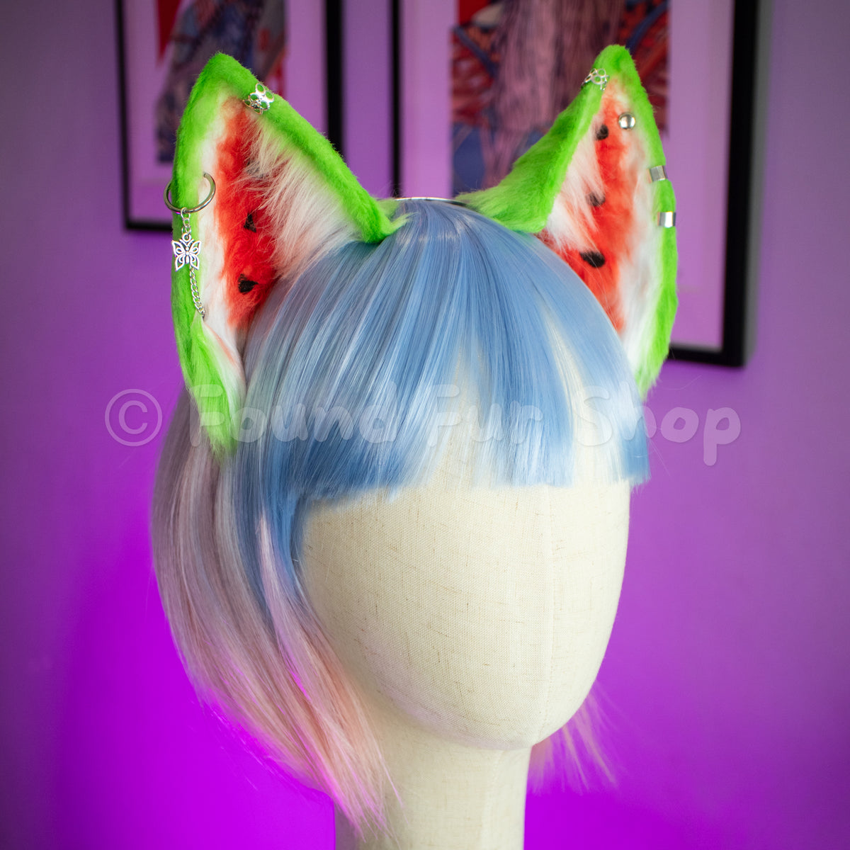 "Sunny" - Watermelon Cat Ears