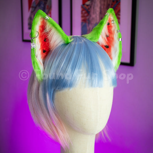 "Sunny" - Watermelon Cat Ears